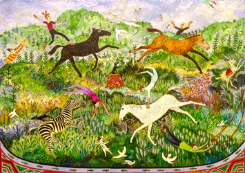 En voor mijn volgende truc, 2017 (acryl)