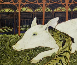 Beste vrienden, 2017 (acryl)