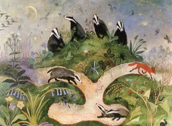Nachthemel, 2001 (acryl)