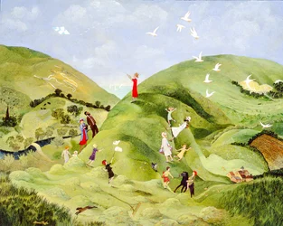 Geplande picknick, 2004 (acryl)