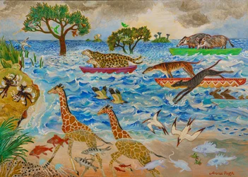 Konijnen blijven konijnen, 2019 (acryl)