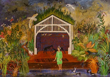 Tewit naar Woo, 2018 (acryl)