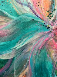 Levendige abstracte bloem
