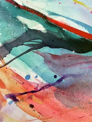 Levendige abstracte stroming