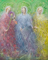 Driestemmige mis, 2016 (olieverf op linnen)