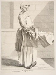 Visverkoper, 1738