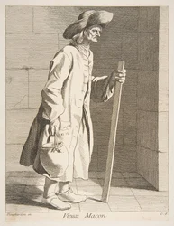Oude metselaar, 1737.