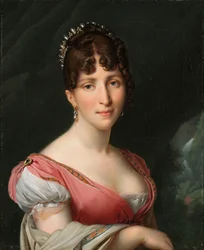 Portret van Hortense de Beauharnais, Koningin van Holland