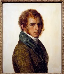 Portret van de schilder Benjamin Rolland