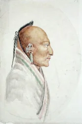 Cachasunghia, hoofd van de Kleine Osage