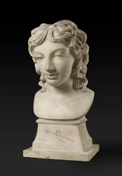 Borstbeeldportret van Prins Henry Lubomirski in de rol van Bacchus, ca. 1787