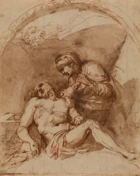 Carracci - r Pietà, RCIN 902169
