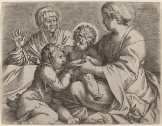 Madonna en Kind met Heiligen Elizabeth en Johannes de Doper