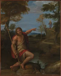 De heilige Johannes de Doper getuigt