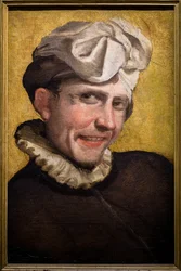Lachend mannenhoofd