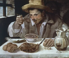 De boneneter, door Annibale Carracci (1560-1609)