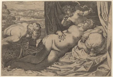 Venus en een sater