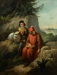 Dante in ballingschap, 1854