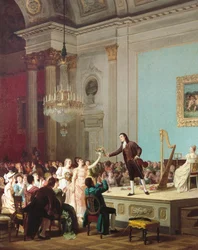 De eerste triomf van Paganini, ca. 1890