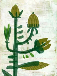 Modern groen en botanisch