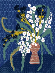 Scandinavisch bloemstilleven
