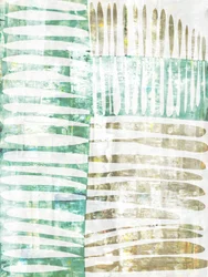 Organische blauwgroene geometrie