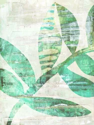 Botanische bladeren met textuur