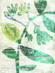 Groene planten met textuur