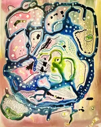Levendige organische stroom