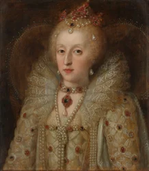 Portret van Elizabeth I, koningin van Engeland, 1550-99
