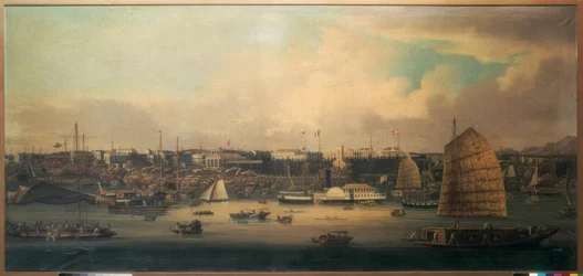 Uitzicht op de stad Shanghai