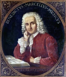 Benedetto Marcello (1686-1739) Italiaanse componist anoniem schilderij uit de 18e eeuw. Venetië