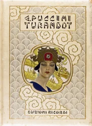 Boekomslag van Turandot door Giacomo Puccini