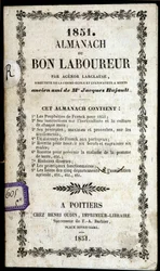 Omslag van de Almanach du Bon Ploureur, door Agenor Larclause, Poitiers