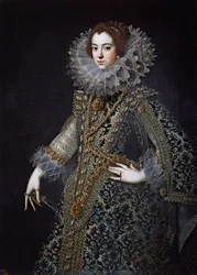 Portret van Elisabeth van Frankrijk, koningin-gemalin van Spanje