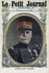 Eerste Wereldoorlog 1914-1918. Portret van de Franse generaal Pierre Dubois (1852-1924). In 