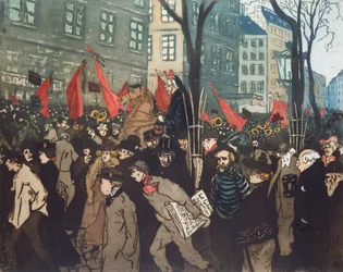 Begrafenis van Clemence Louise Michel, 22 januari