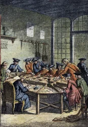 Geschiedenis van de Post: een sorteerzaal onder het bewind van Lodewijk XV