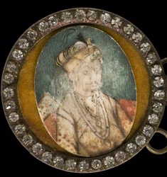 Portret van Akbar de Grote