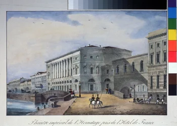Het Hermitage Theater in Sint-Petersburg