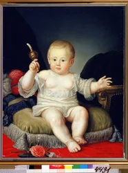 De jeugd van groothertog Alexander Pavlovich (Alexander I Romanov)