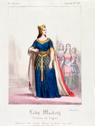 Macbeth koningin personage in de opera Macbeth van Giuseppe Verdi