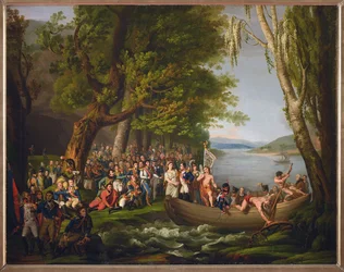 Napoleon steekt de Styx over en voegt zich bij de helden van de Grande Armee