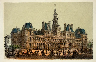 Parijs 1874: Stadhuis - privécollectie