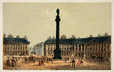 Parijs 1874: Place Vendôme - Privécollectie