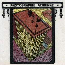 Fotografie: luchtfoto van een gebouw