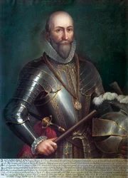 Portret van Alvaro de Bazan y Guzman, eerste markies van Santa Cruz (1526-1588)