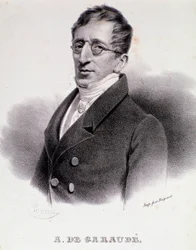 Portret van Alexis de Garaude (1779-1852) Franse componist. 19e eeuw