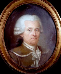 Portret van Alexis de Magny (1712- 1777) Franse opticien - anoniem schilderij, Academie van Wetenschappen