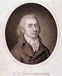 Portret van Franz Anton Hoffmeister (gravure)